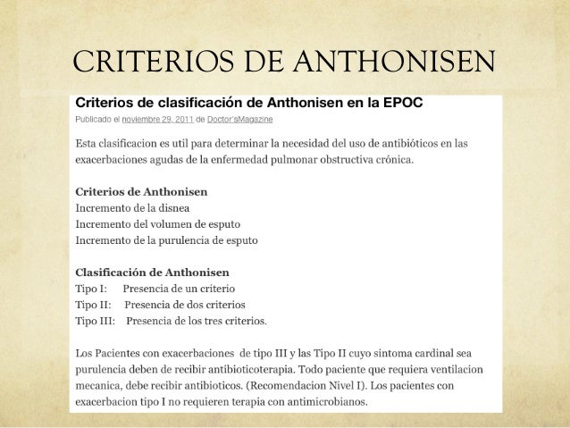 epoc exacerbado
